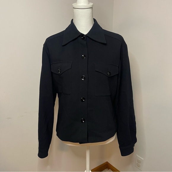 CADENCE lined collared shacket - Picture 1 of 12